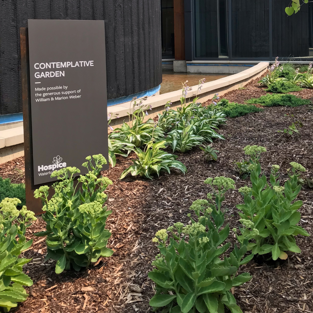 The contemplative garden at the Gies Family Centre