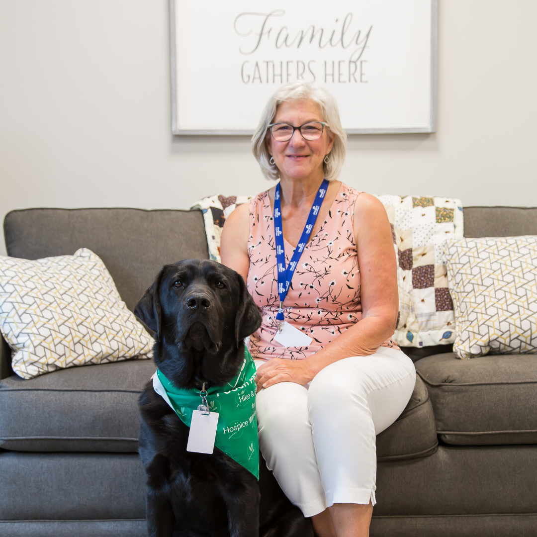 Instagram Dusty 1 Dusty the black Lab and owner Rosemary Off