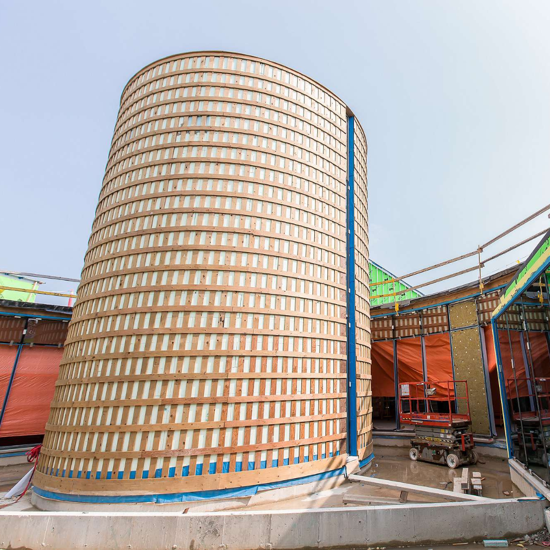 11 Silo under construction at The Gies Family Centre