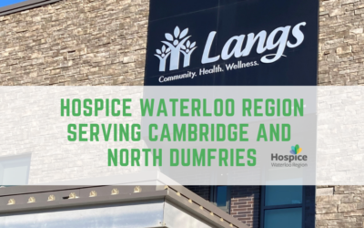 Hospice Waterloo Region Serving Cambridge and North Dumfries